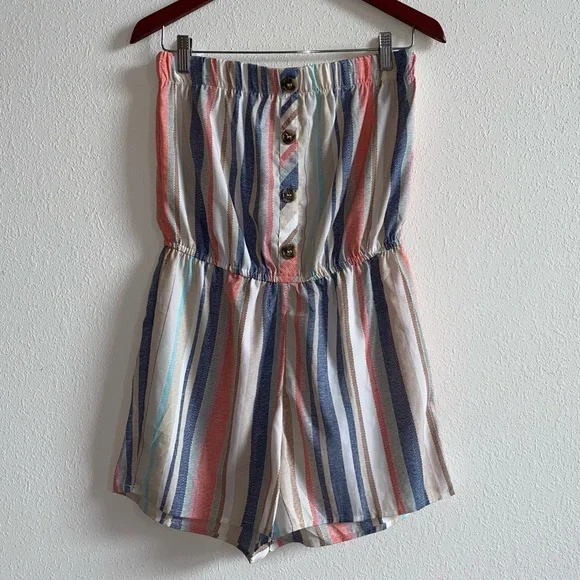 strapless romper - Picture 9 of 11